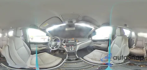 2021 Honda Odyssey Ex z USA, uszkodzony, nr VIN 5FNRL6H57MB004278